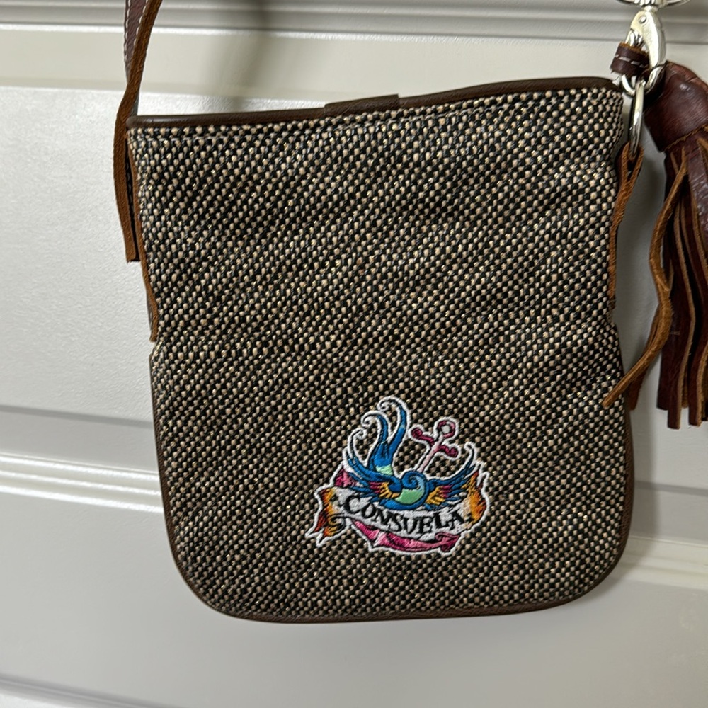 Consuela Leather crossbody Purse